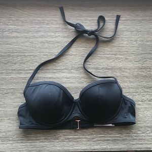 Victoria's Secret Swim - Black Halter Push Up VS Bikini Top Victoria's Secret Swim - Black Halter Push Up VS Bikini Top